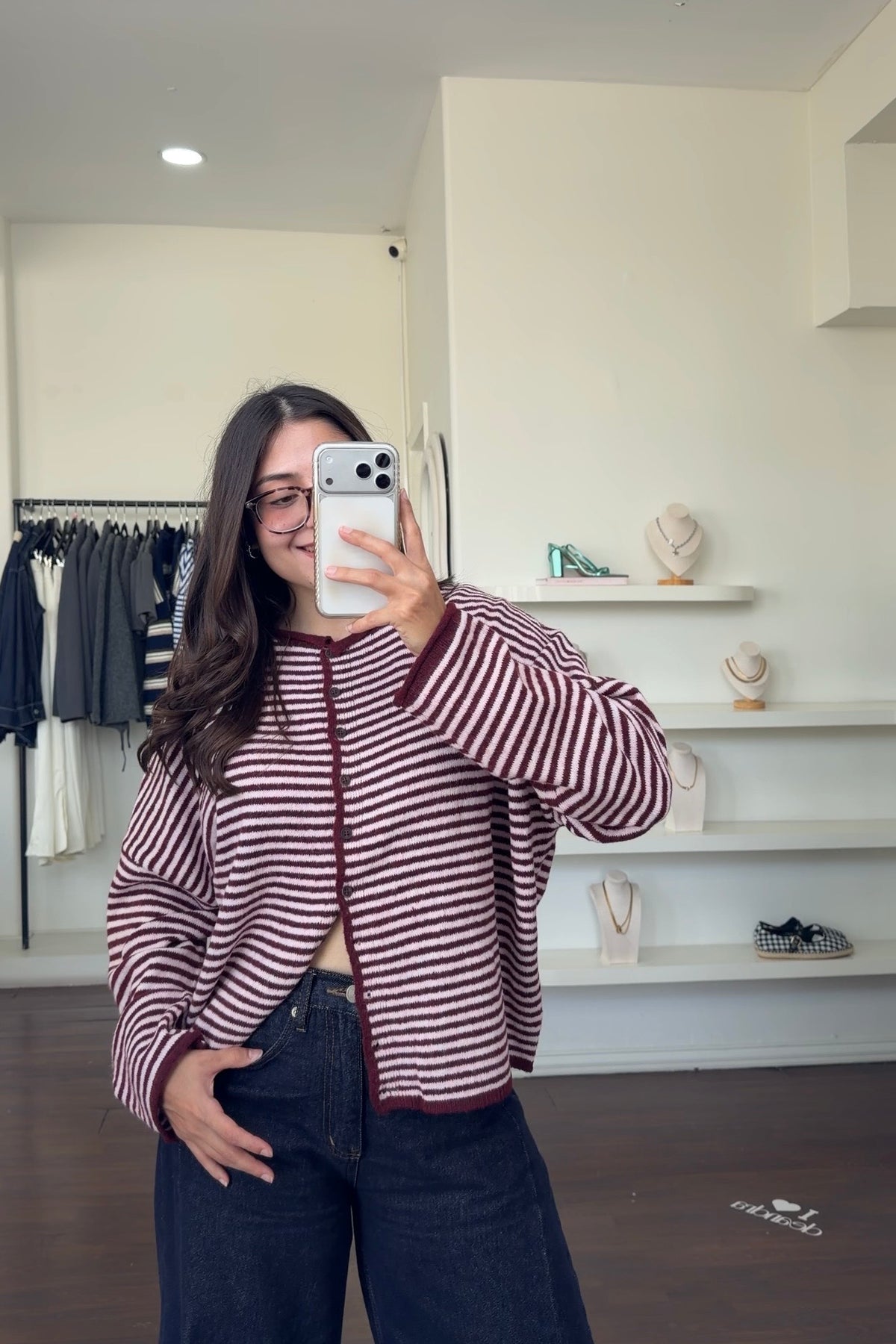Wine Cardigan