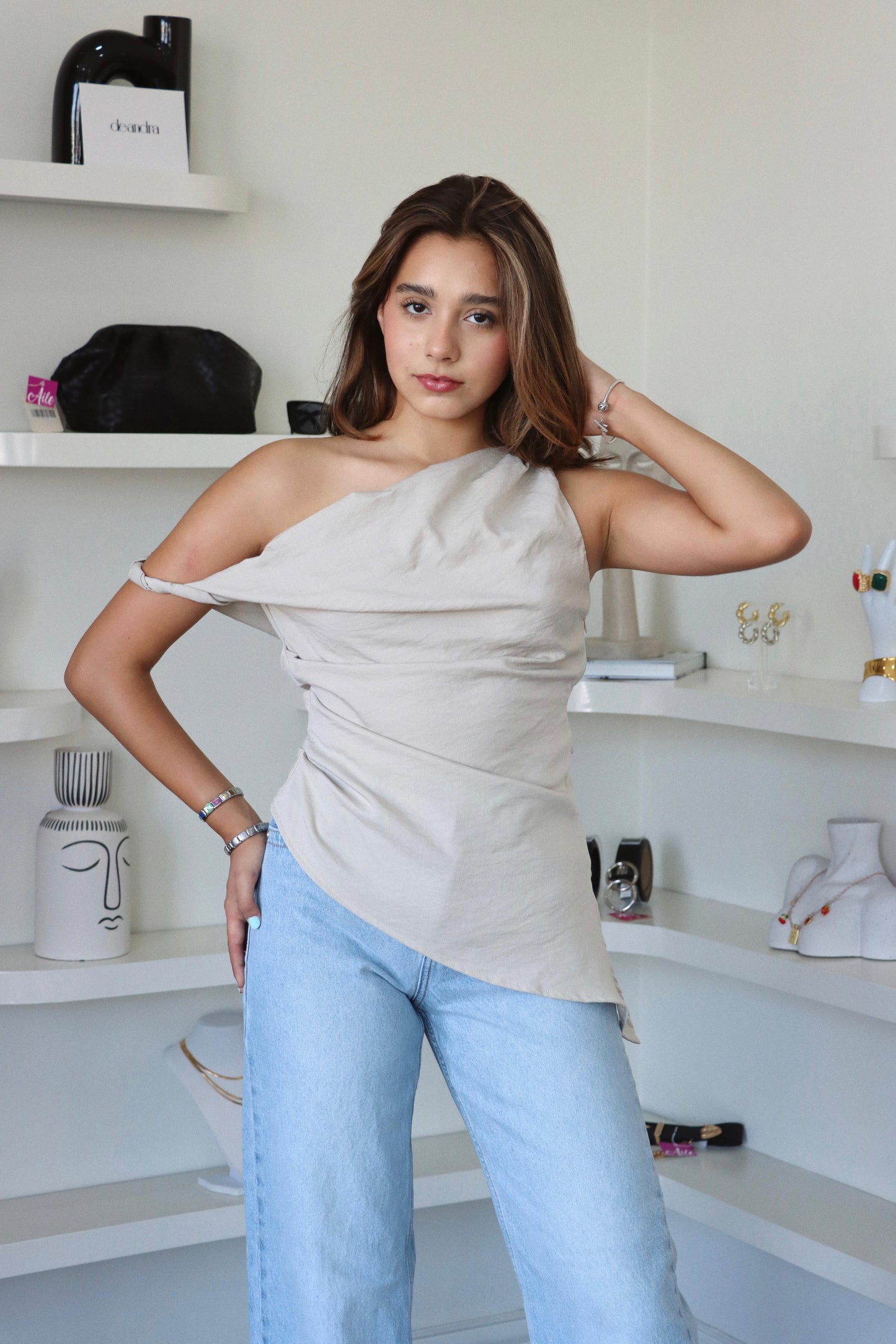 Greece Asymmetrical Top