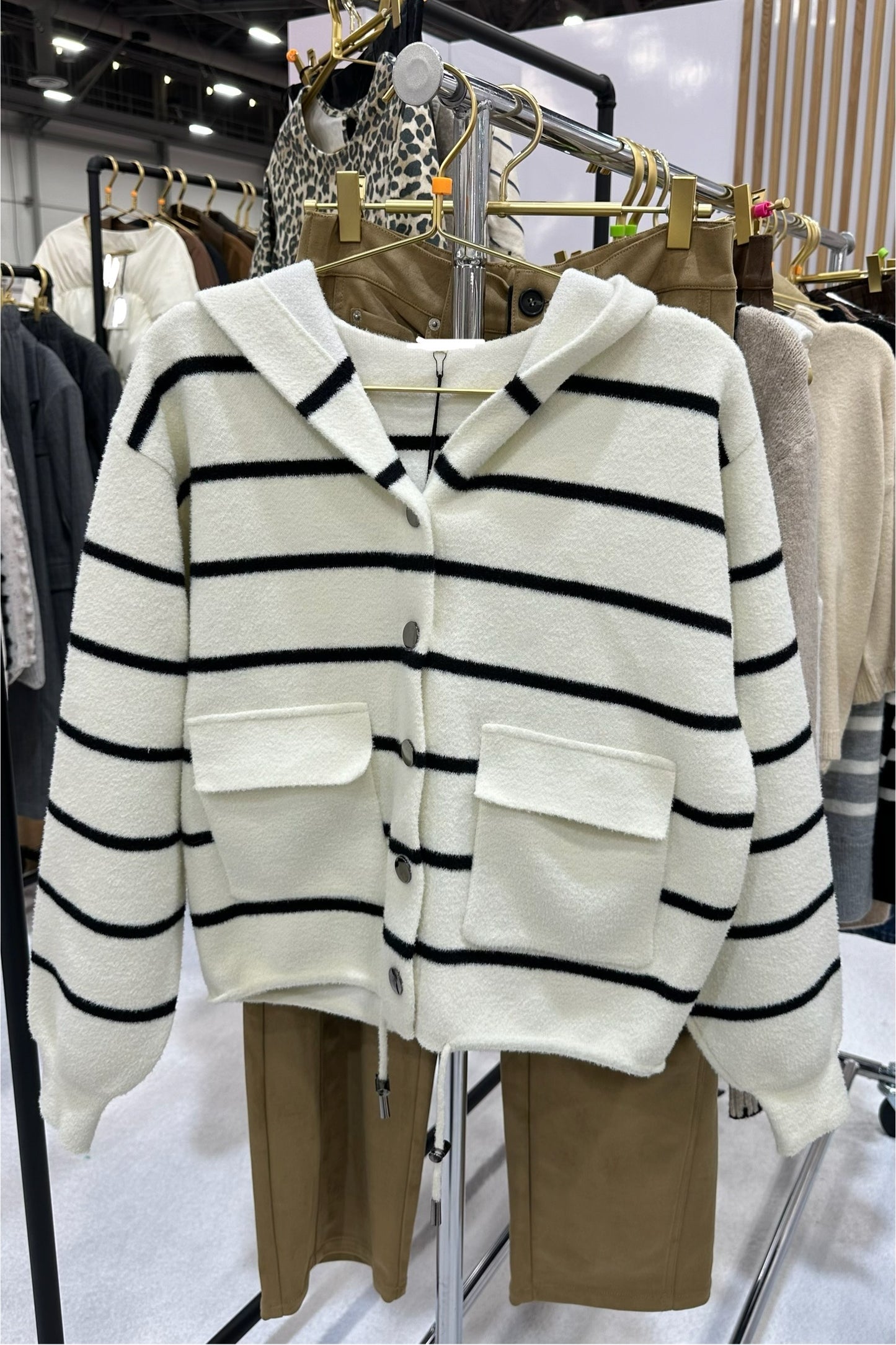 Hooded Sweater Cardigan