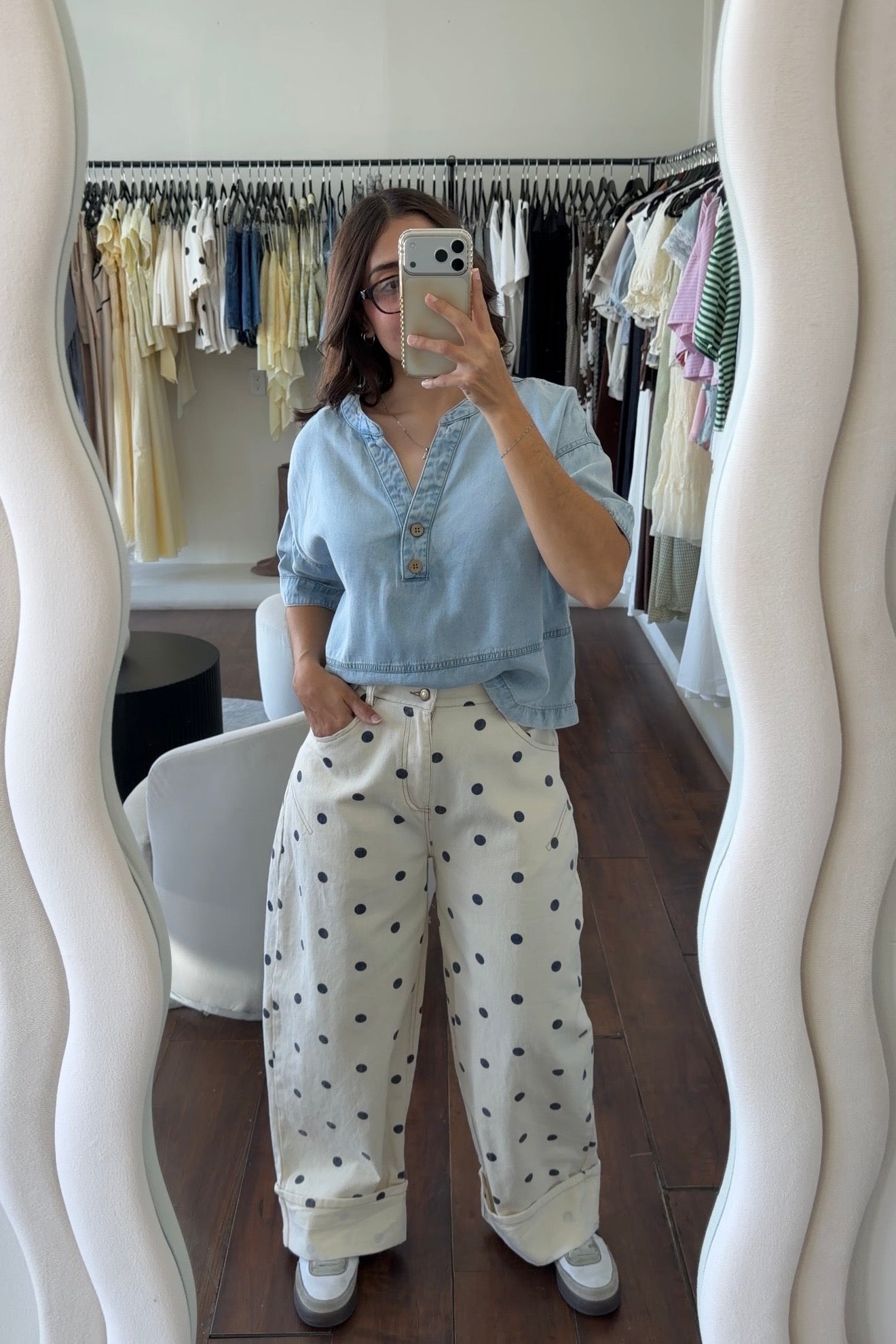 Polka Dot Jeans