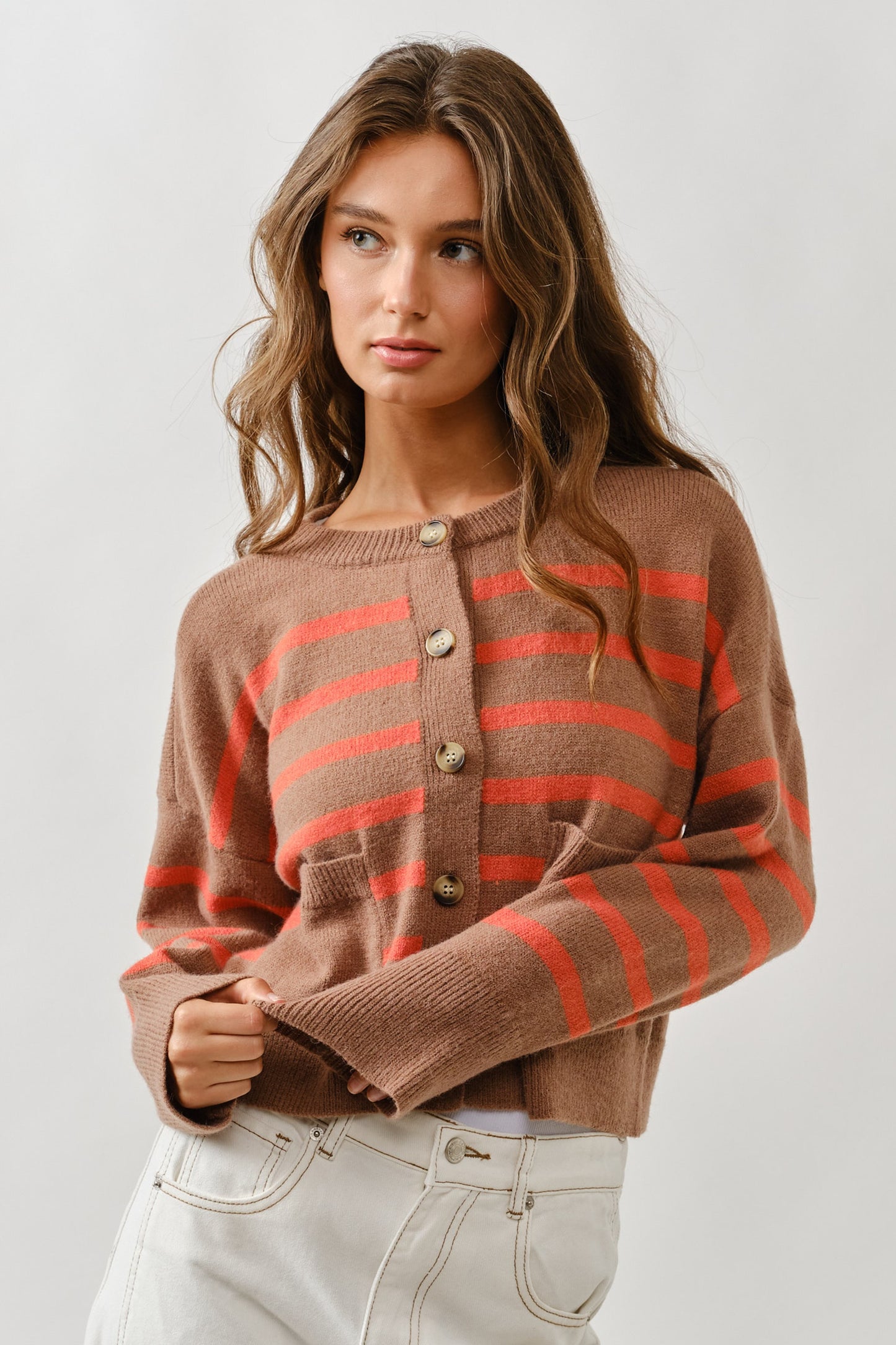 Brown/Orange Cardigan