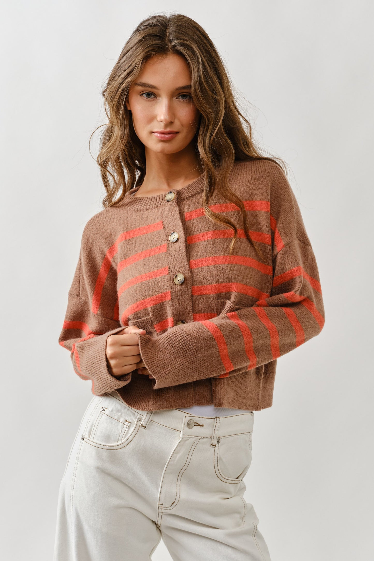 Brown/Orange Cardigan