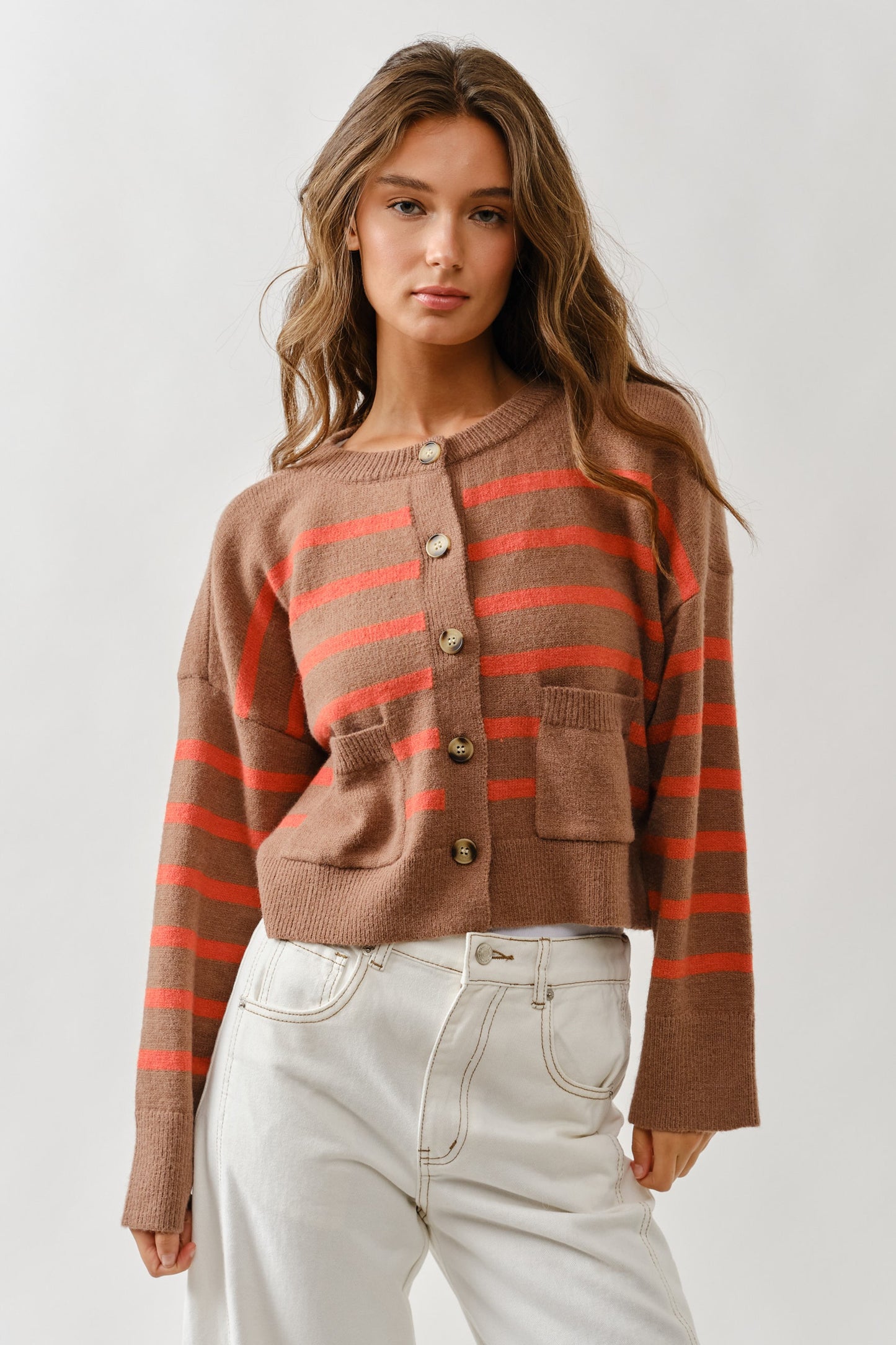 Brown/Orange Cardigan