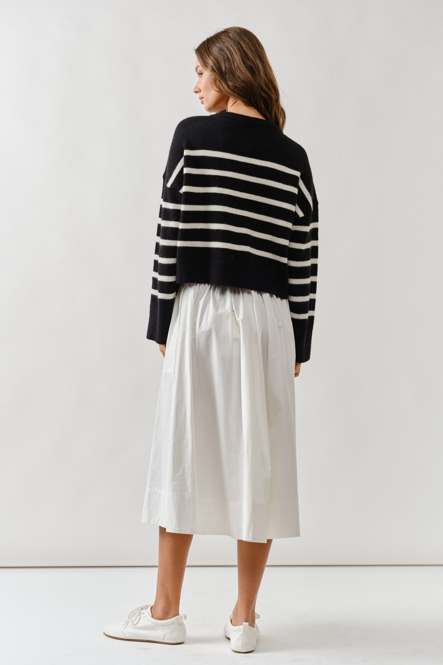 Black/White Cardigan