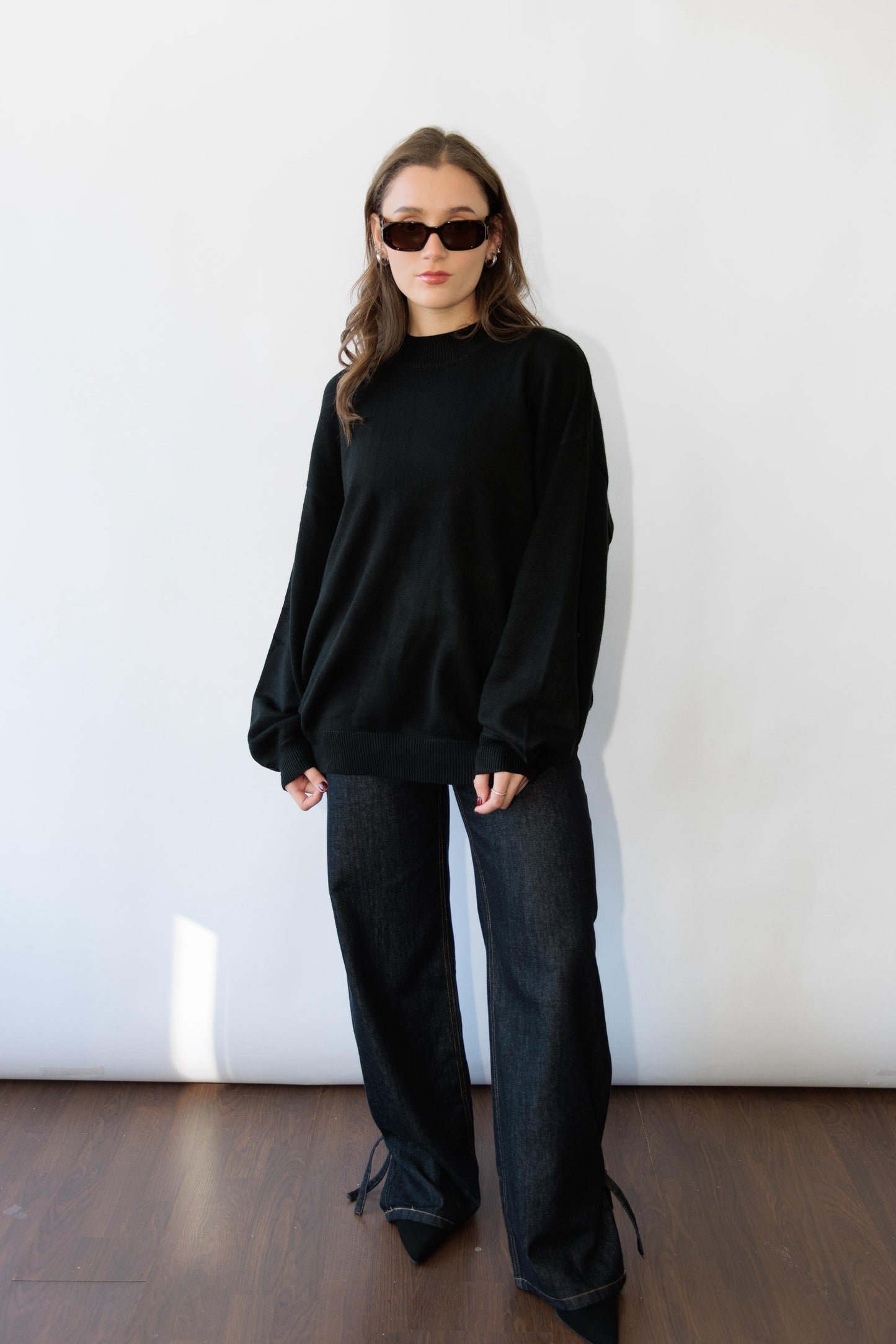 Black Oversized Sweater