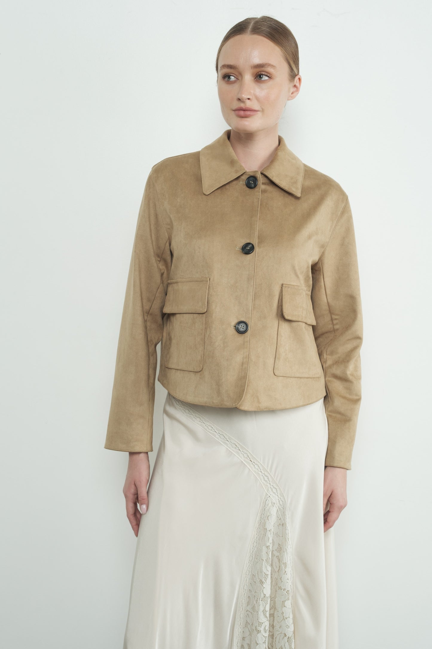 Camel Suede Jacket