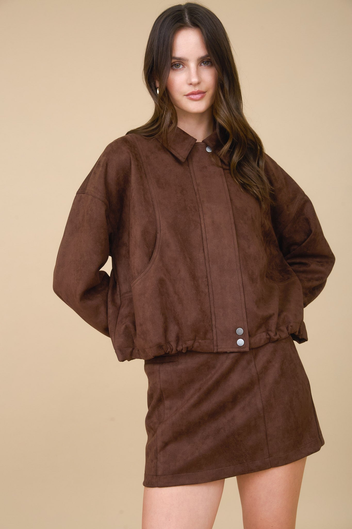 Bomber Suede Jacket
