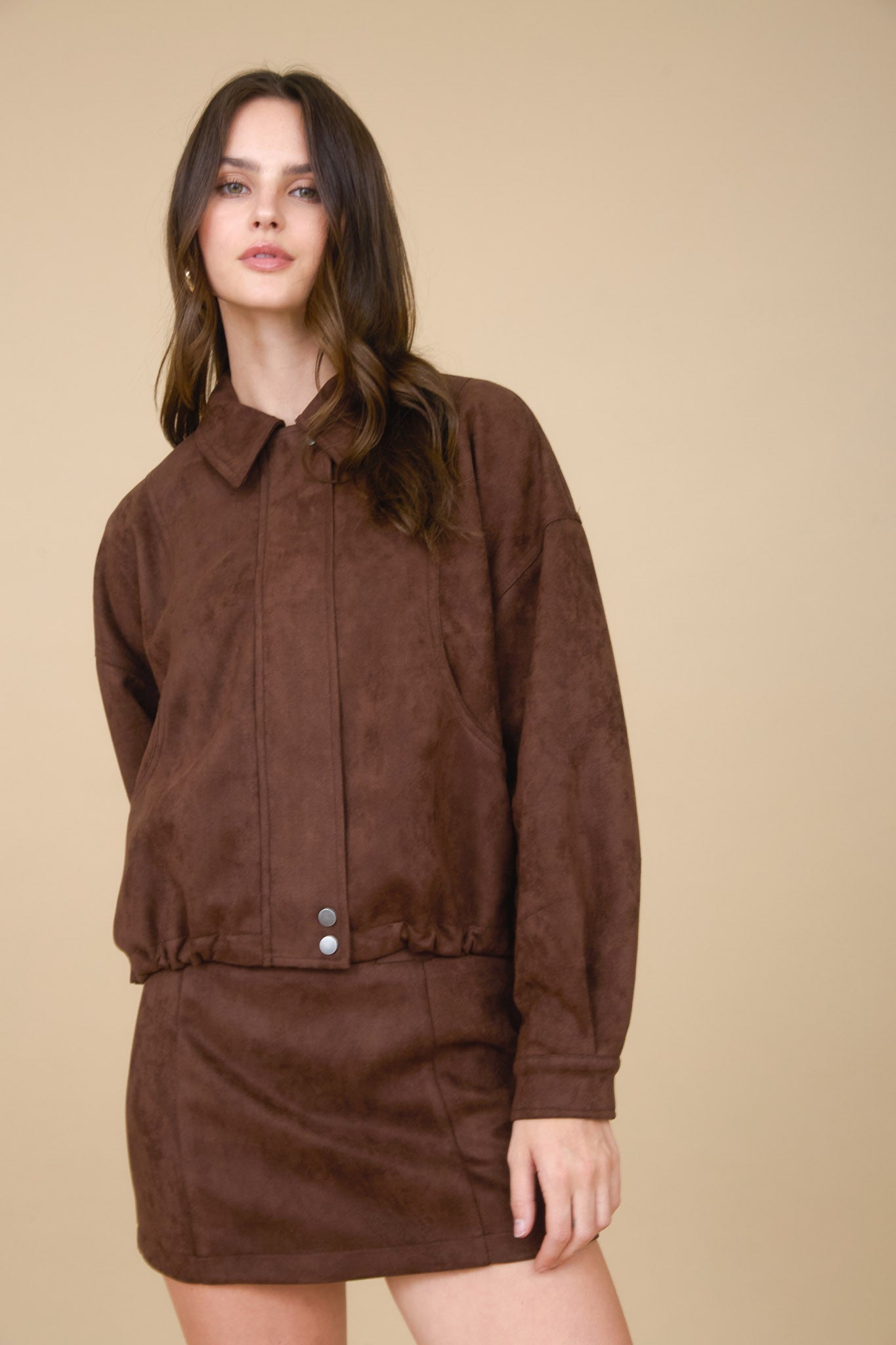 Bomber Suede Jacket