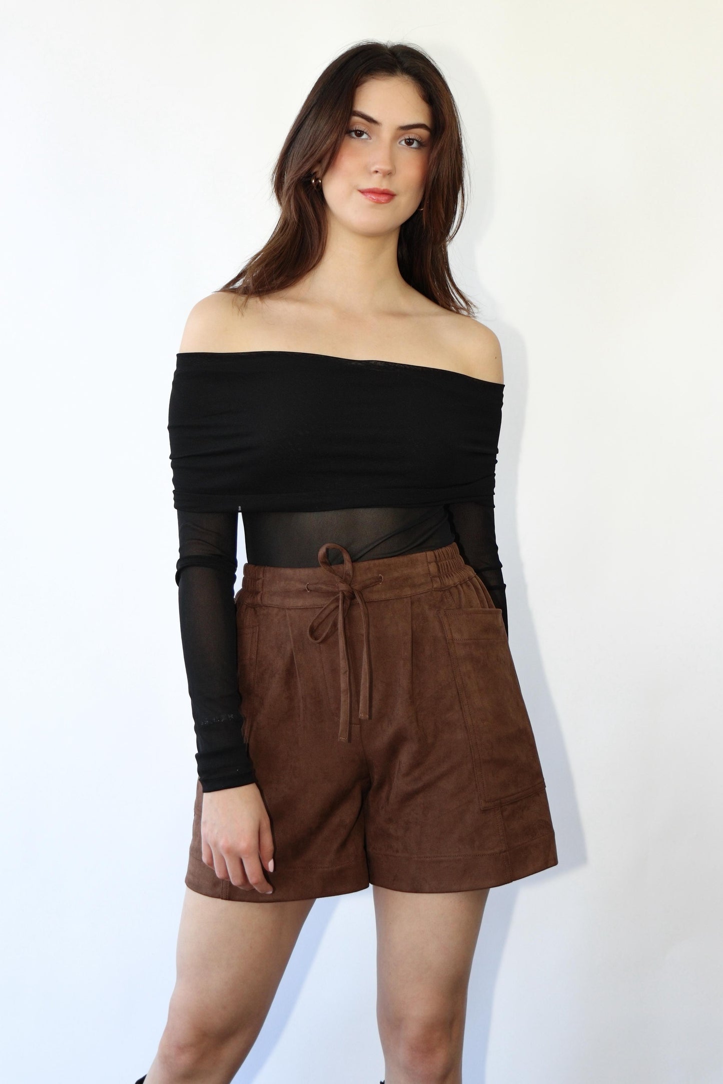 Charlize Suede Shorts