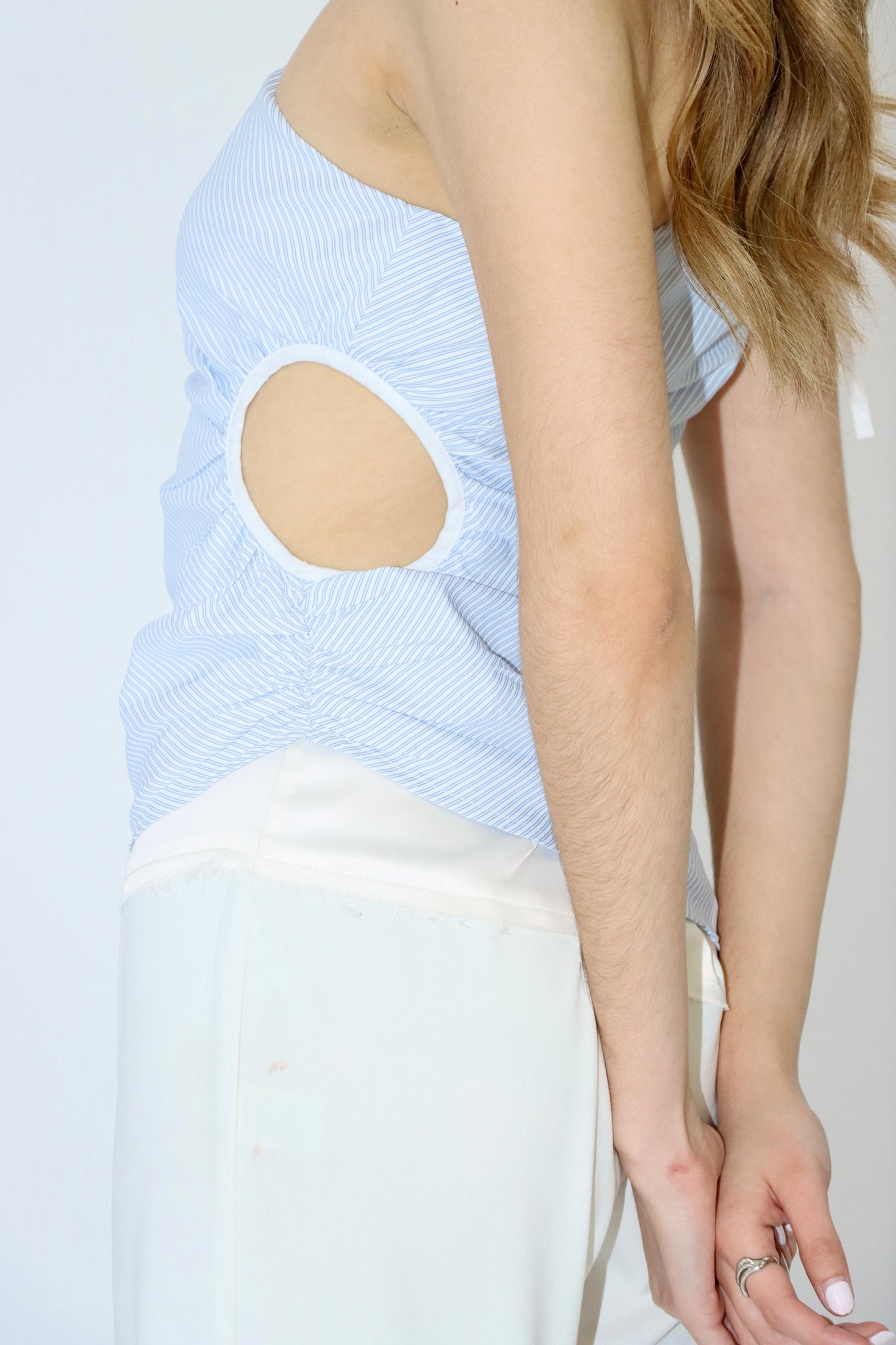 Miranda Side Asymmetrical Tie Top