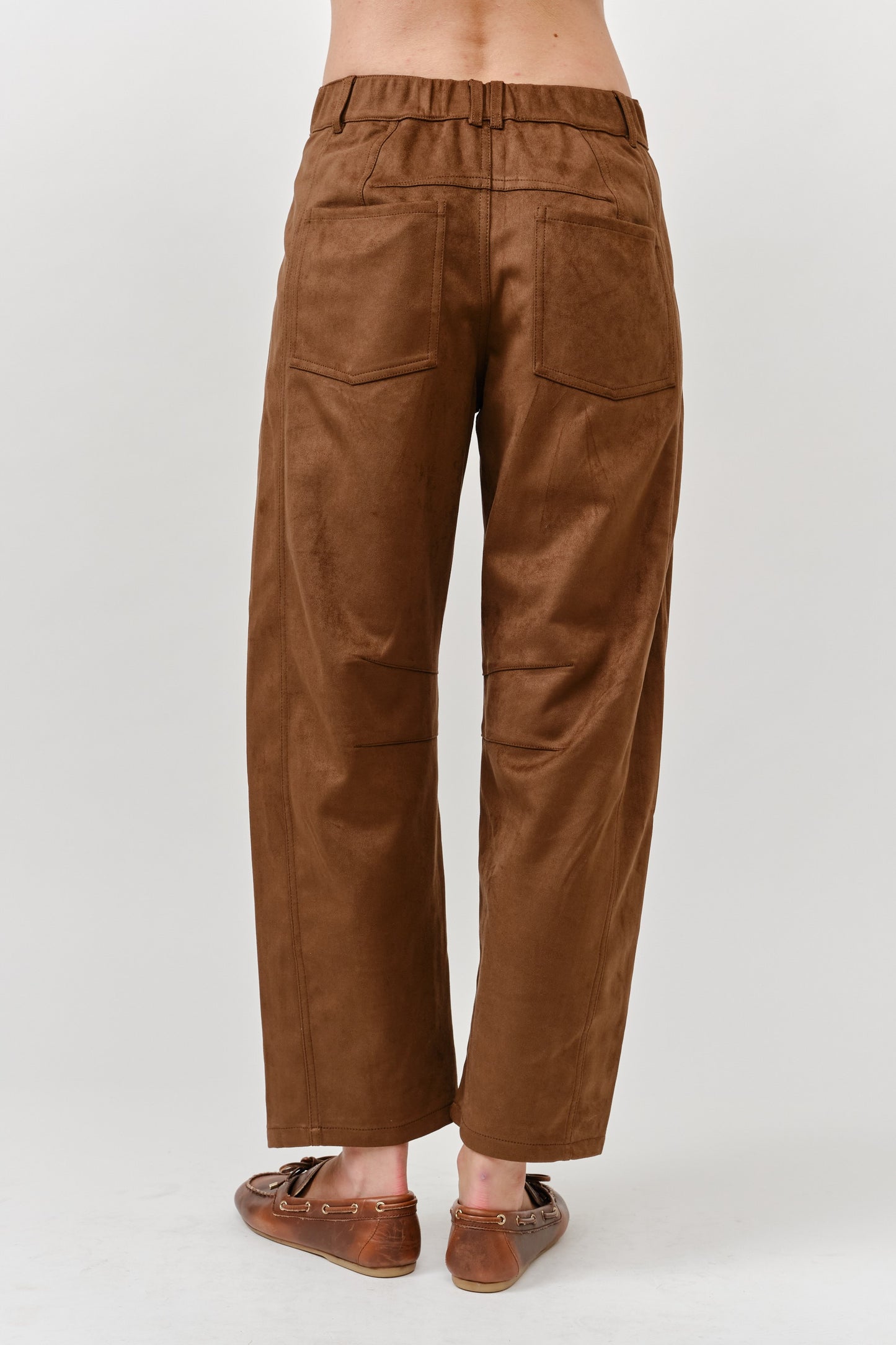 Brown Suede Pants