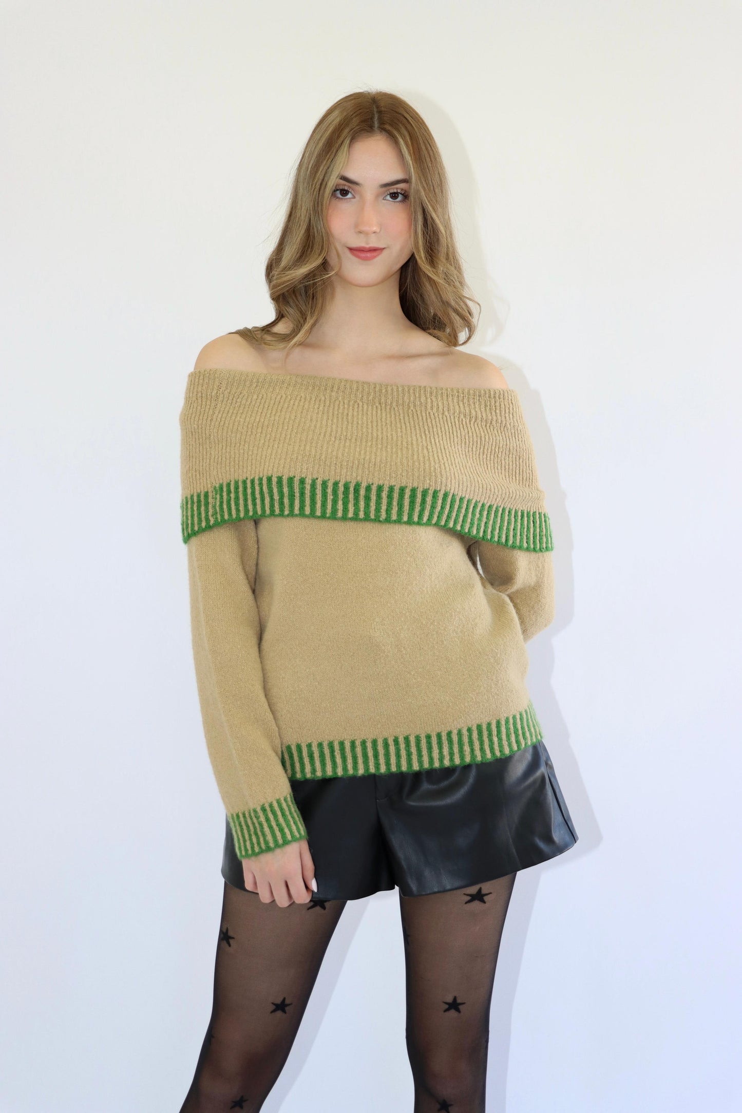 Sofia Off Shoulder Sweater