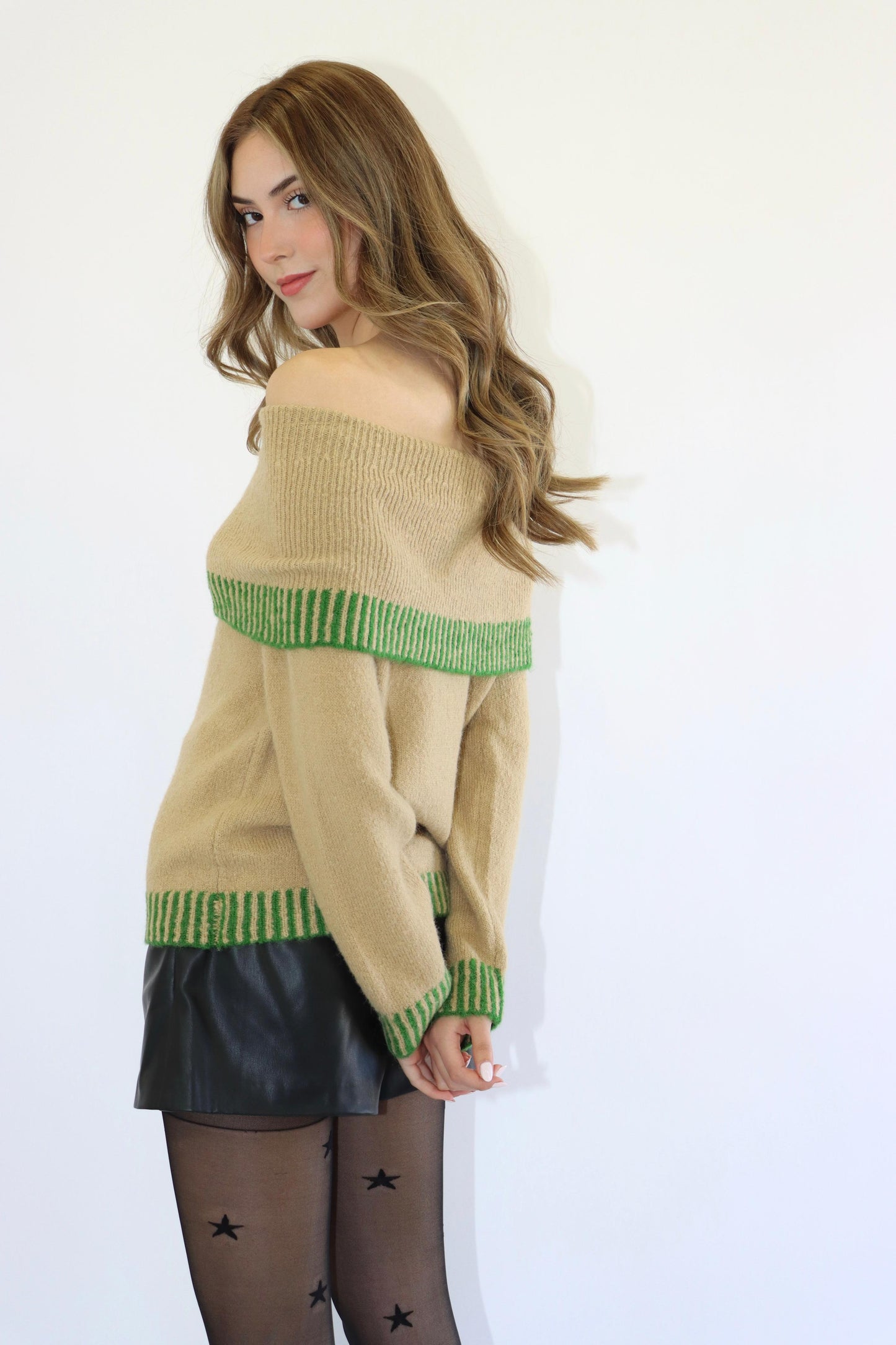 Sofia Off Shoulder Sweater