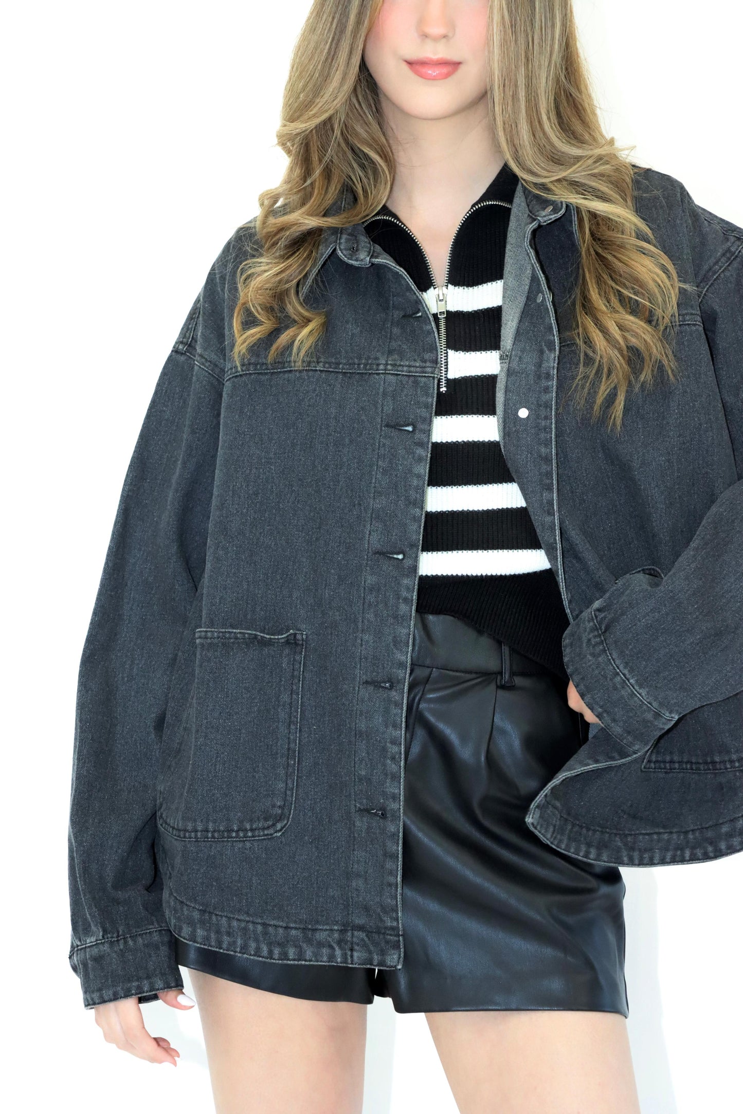 Thea Oversized Denim Jacket