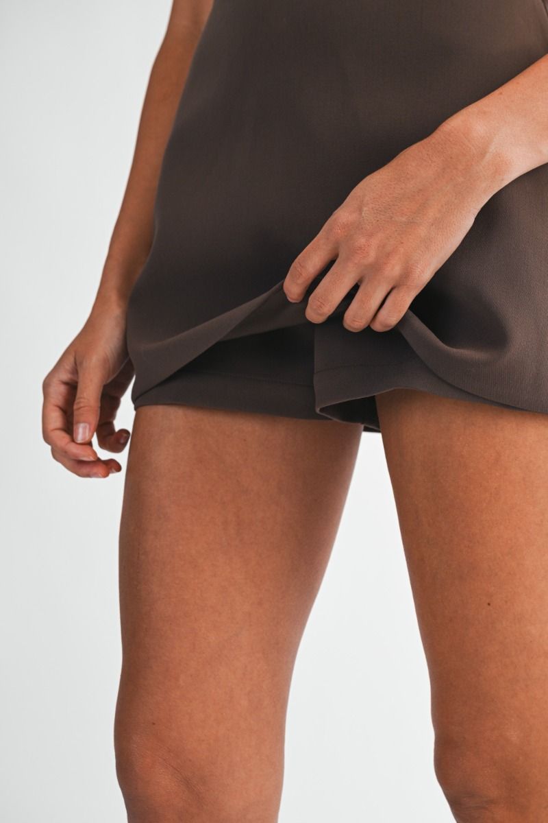 Brown Skort