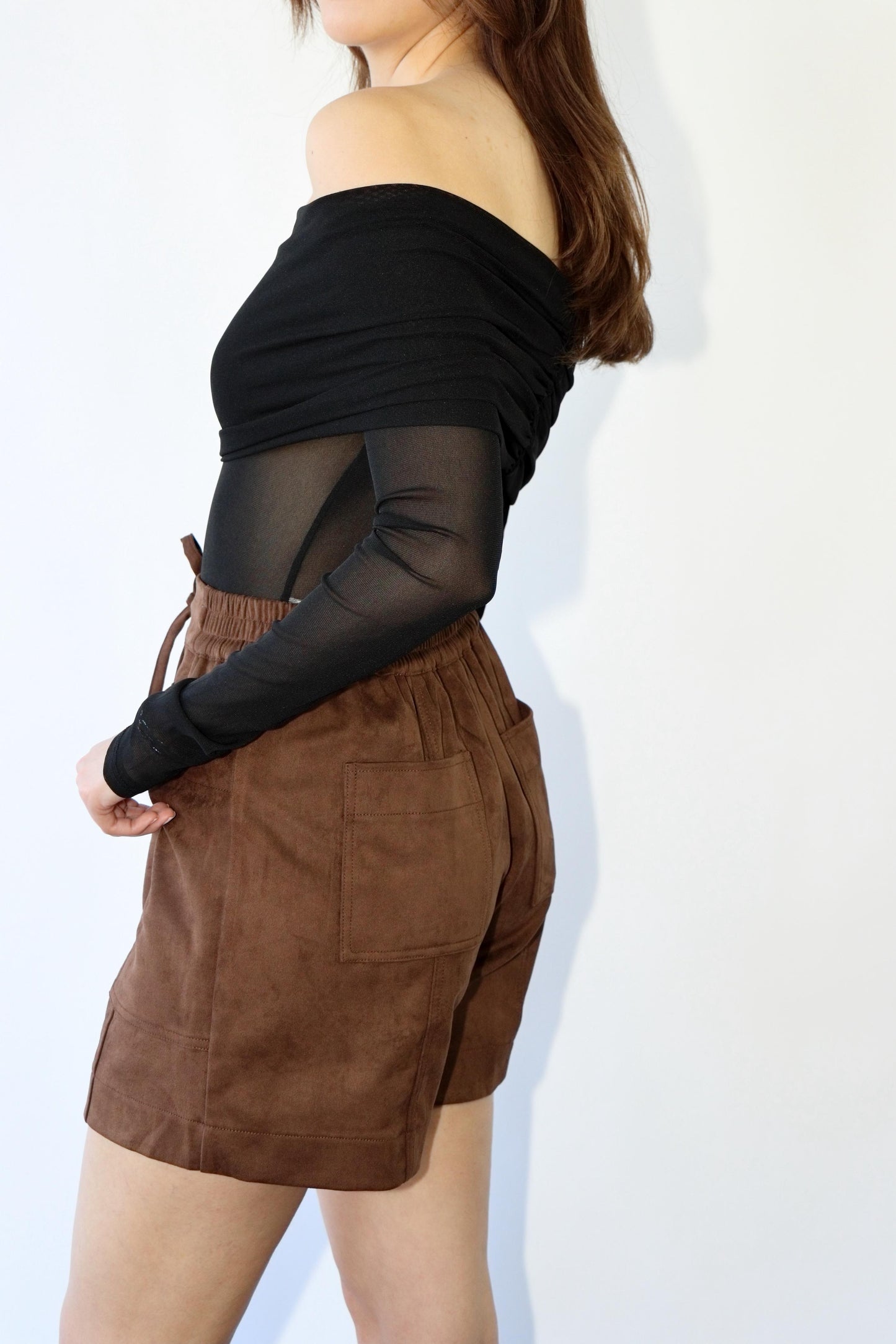 Charlize Suede Shorts