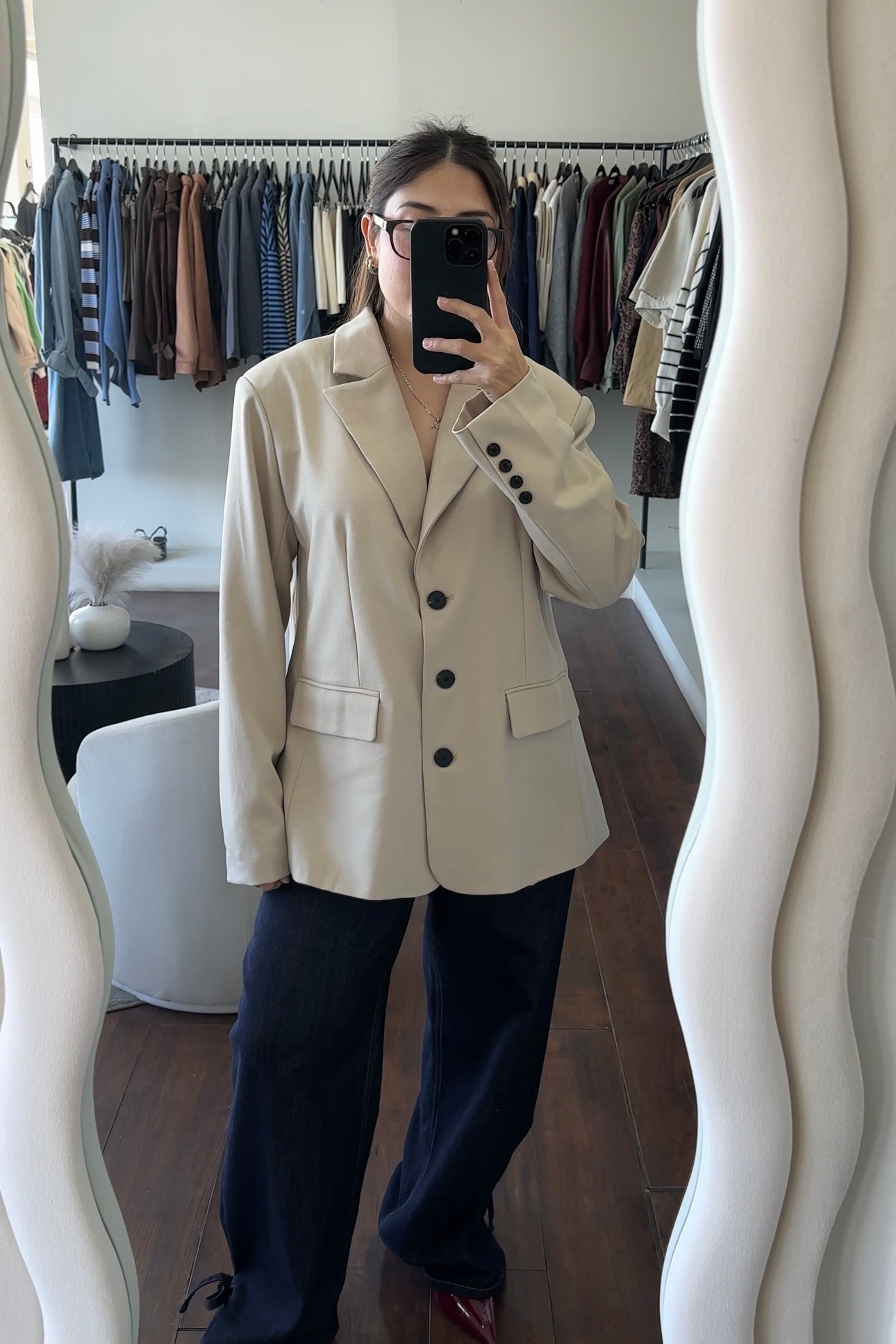 Blazer W/Removable Collar