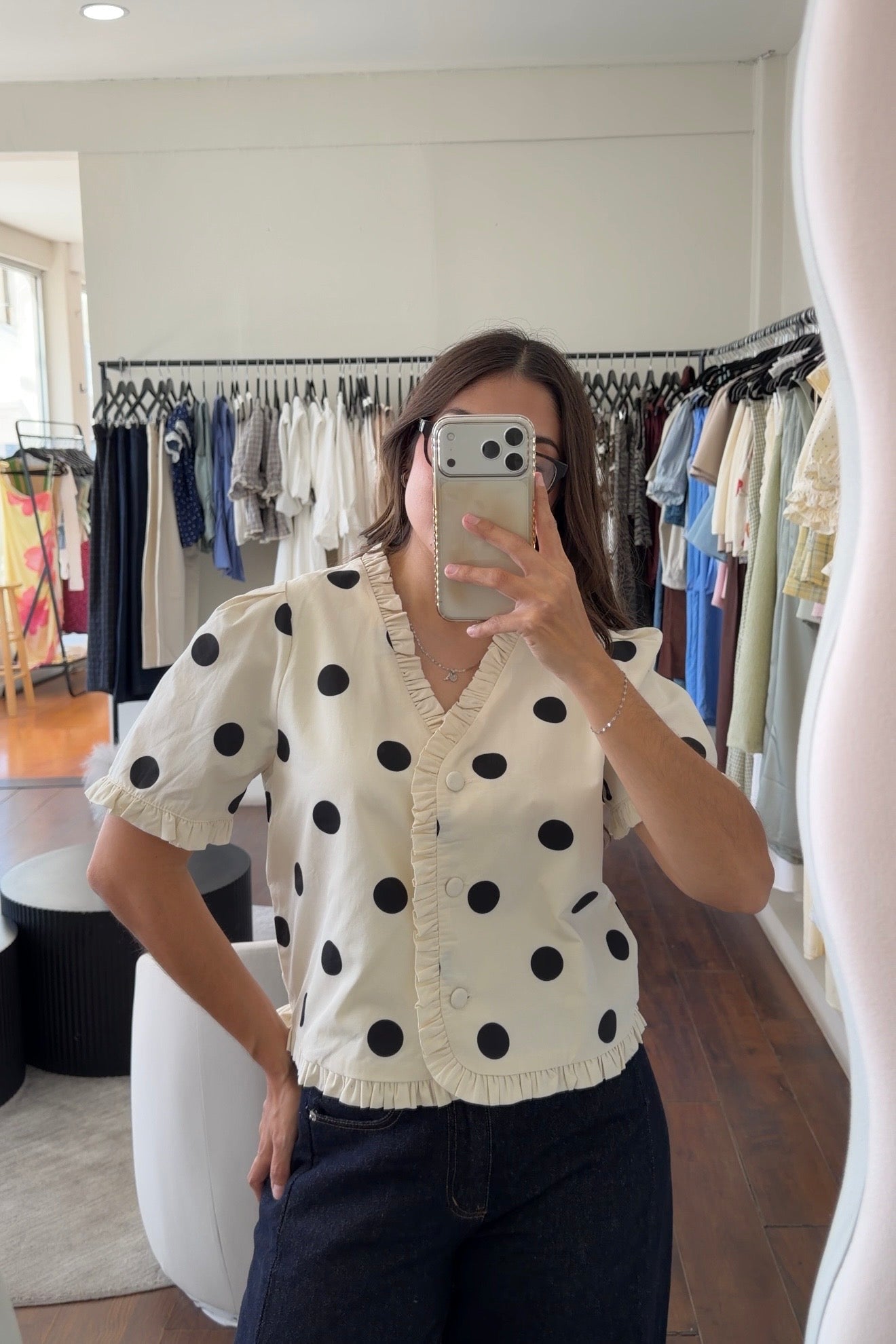 Mika Polka Dot Top