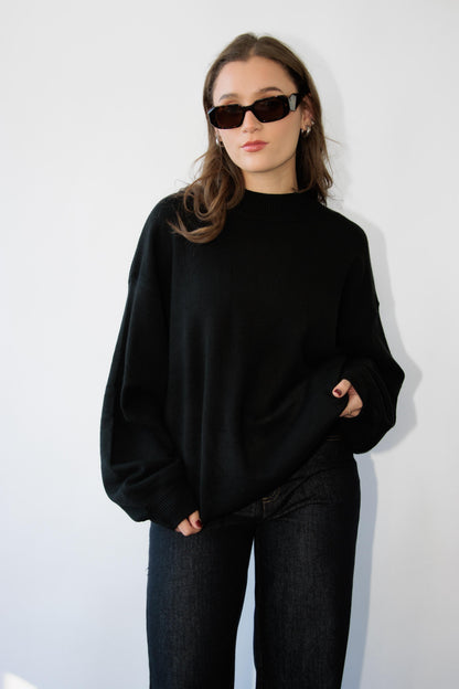 Black Oversized Sweater