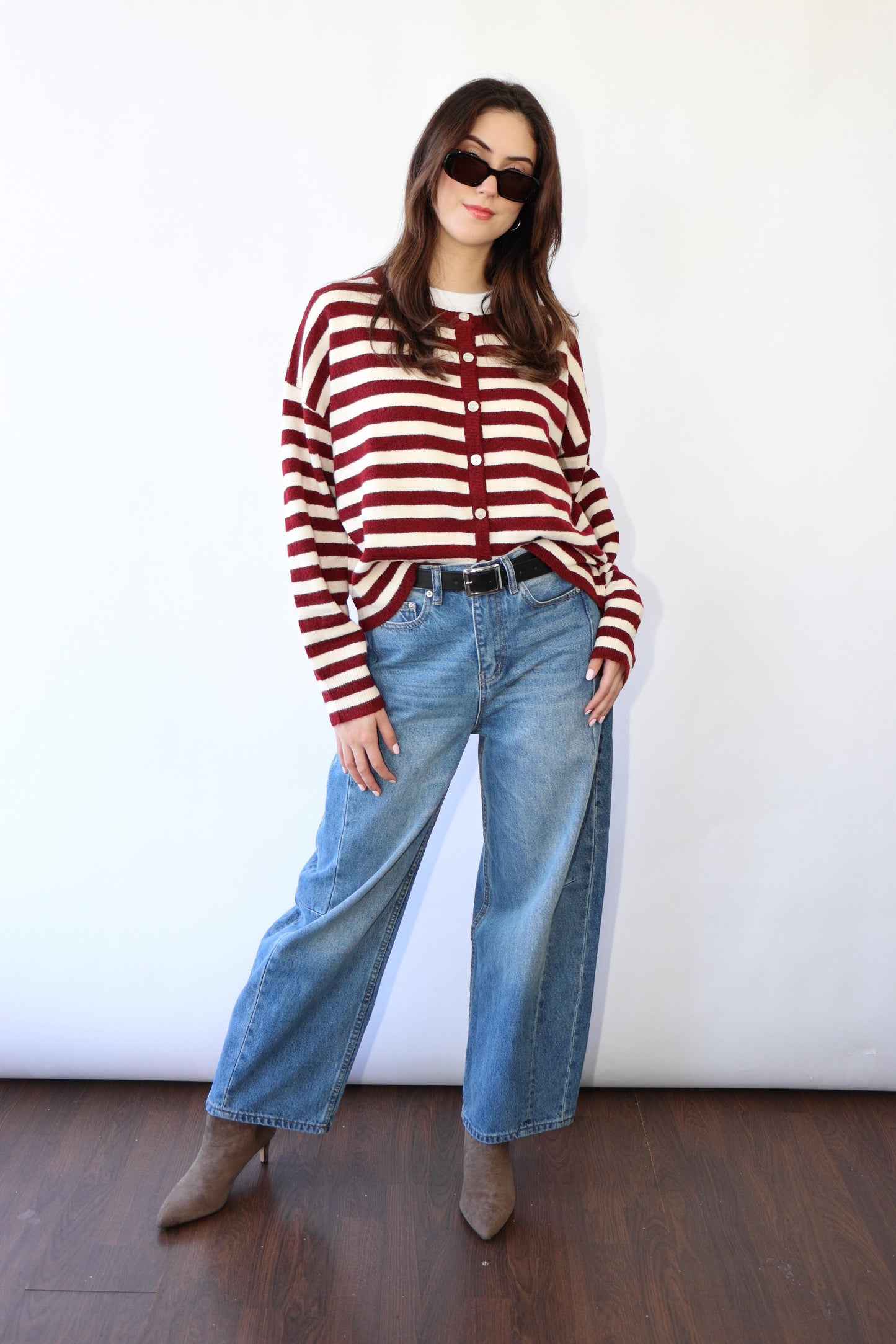 Kate Striped Cardigan