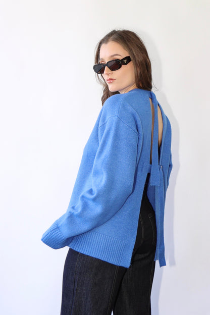 Open Back Sweater