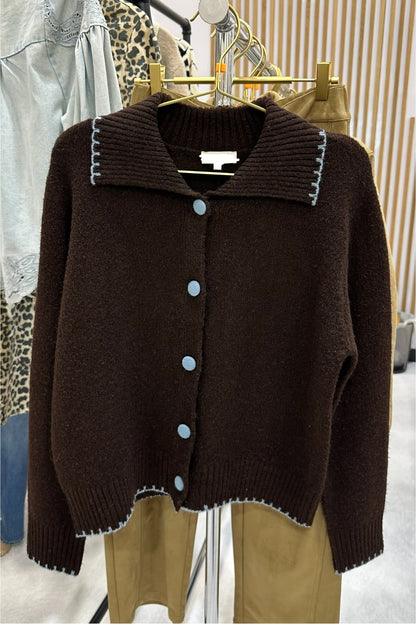 Brown/Blue Sweater