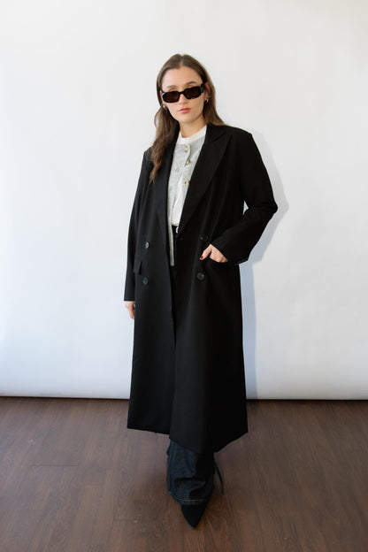 Black Long Blazer