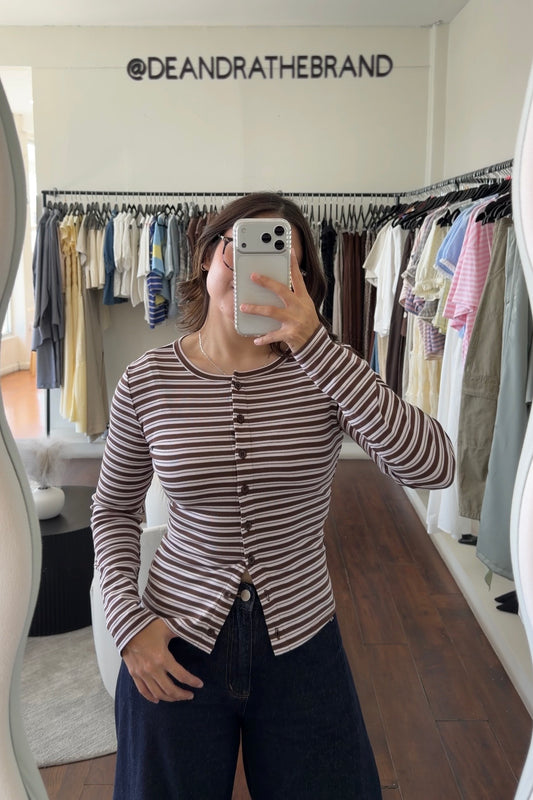 Brown Burgundy Top