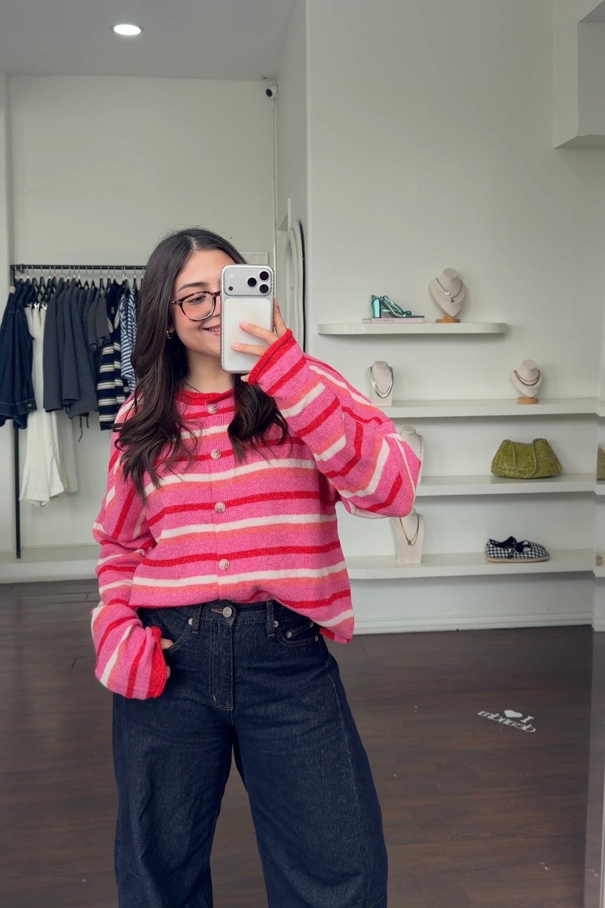 Strawberry Cardigan