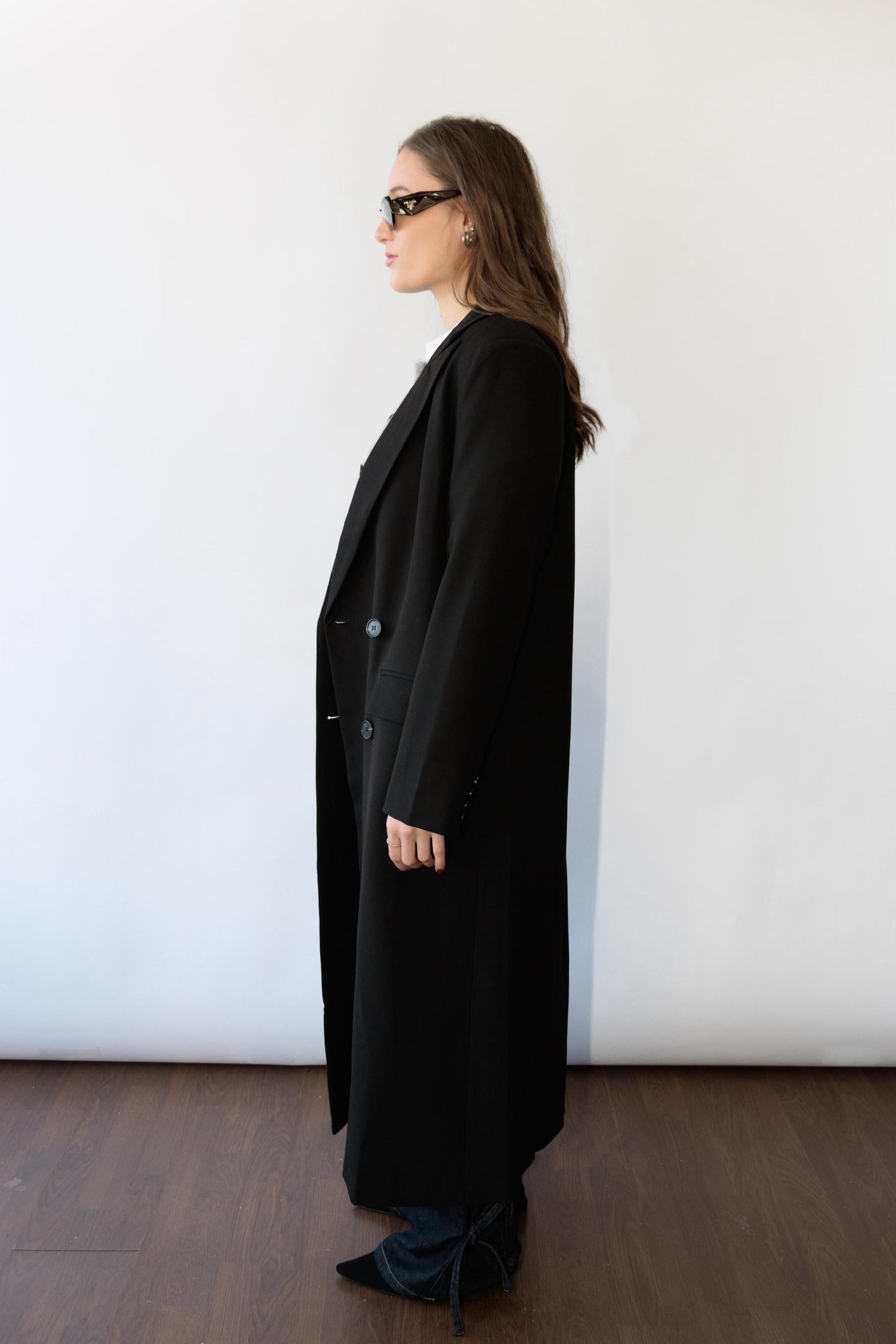 Black Long Blazer