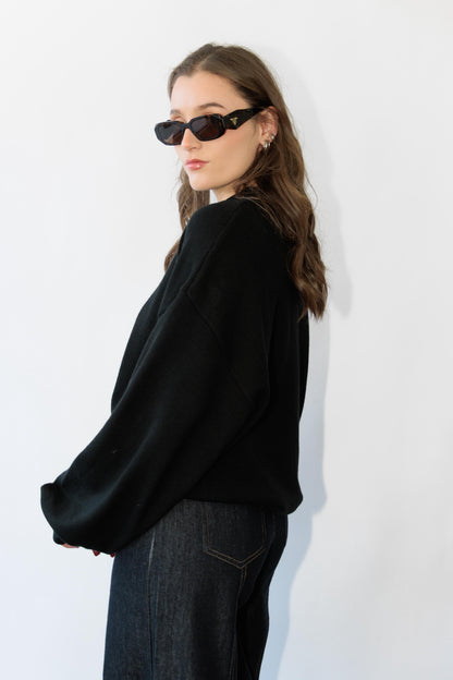 Black Oversized Sweater