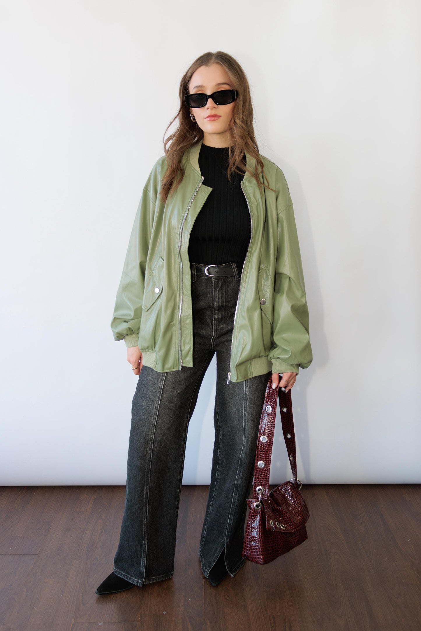 Sage Bomber Jacket