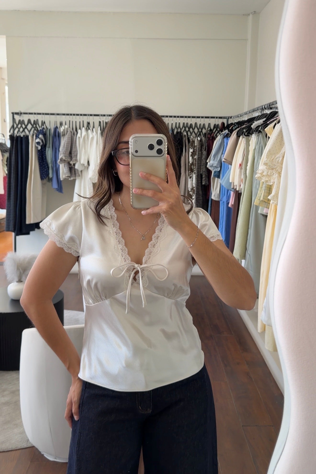 Hailey Satin Top