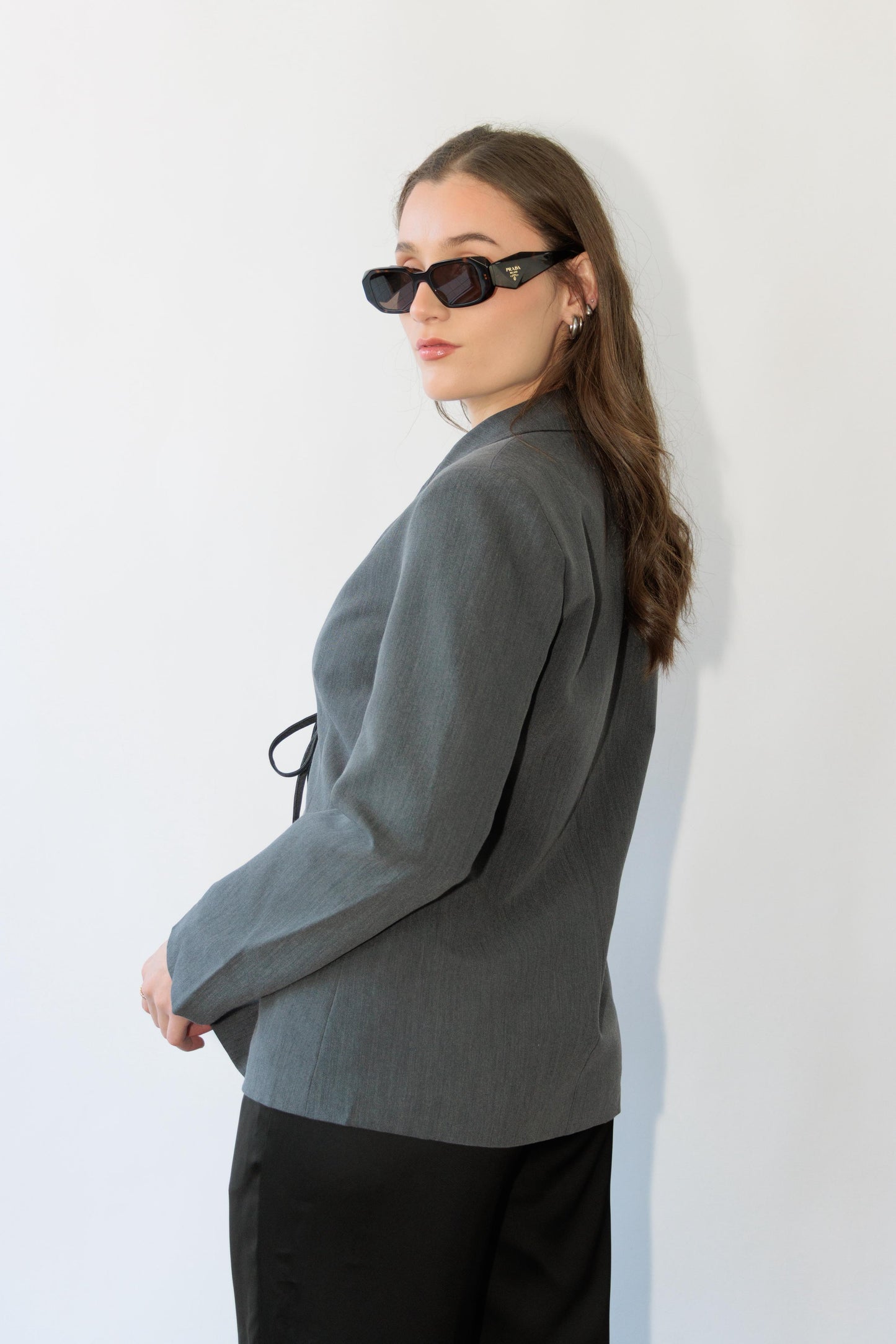 Tie Front Blazer