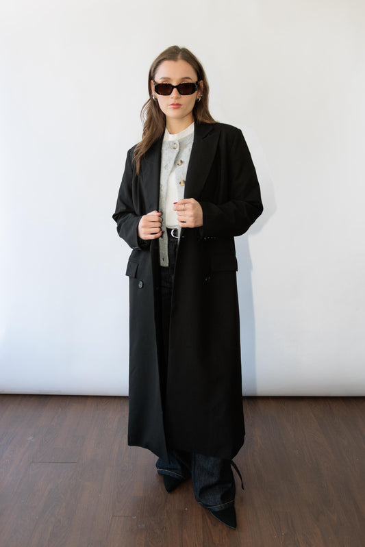 Black Long Blazer