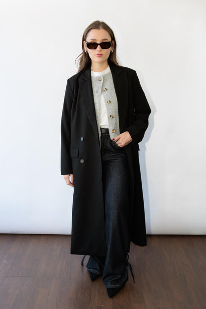 Black Long Blazer