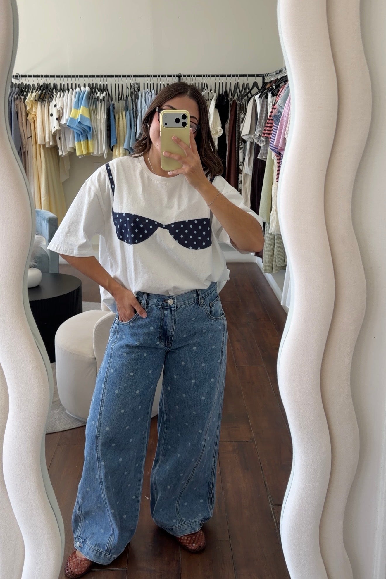 Polka Dot Jeans