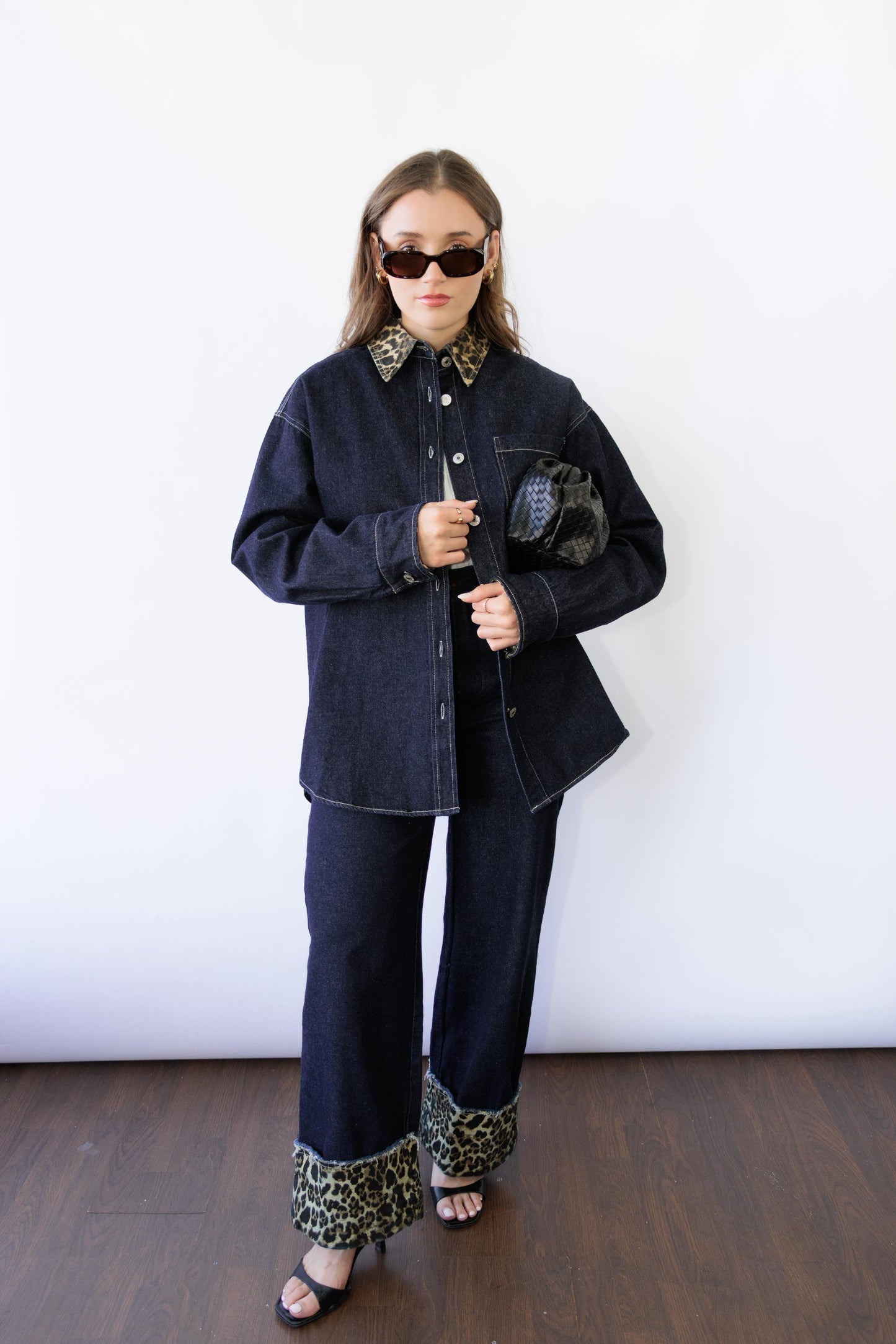 Denim Print Jacket