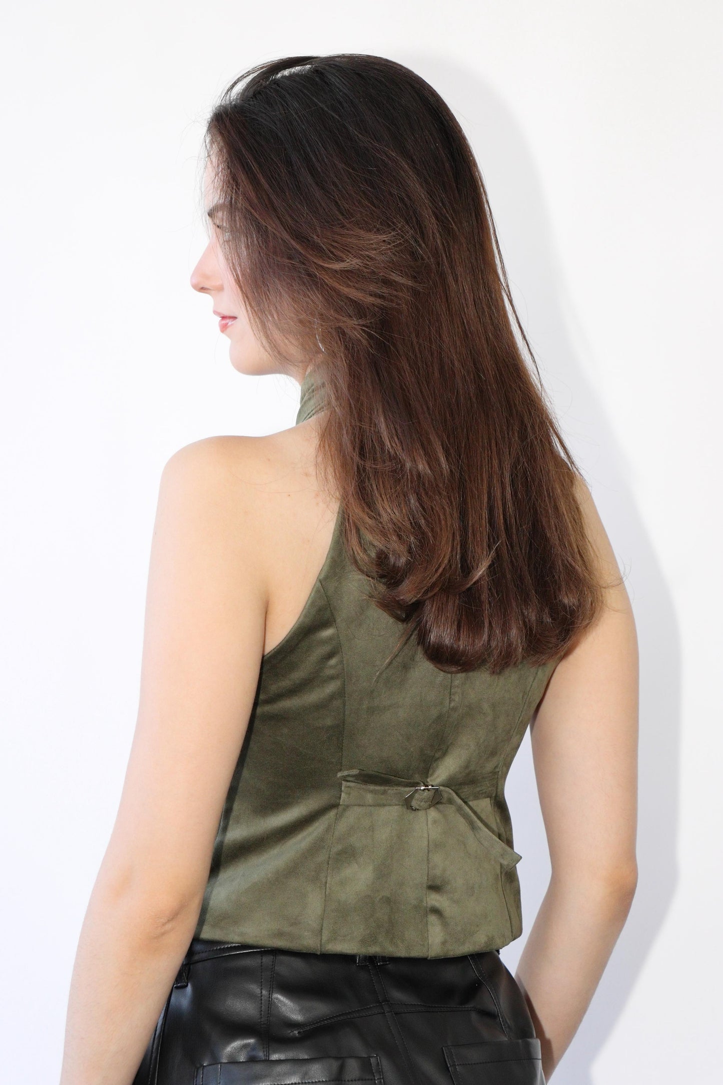 Oliver Halter Suede Top