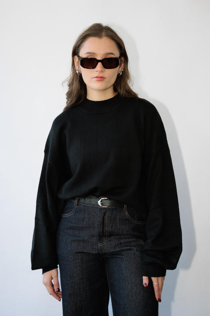Black Oversized Sweater