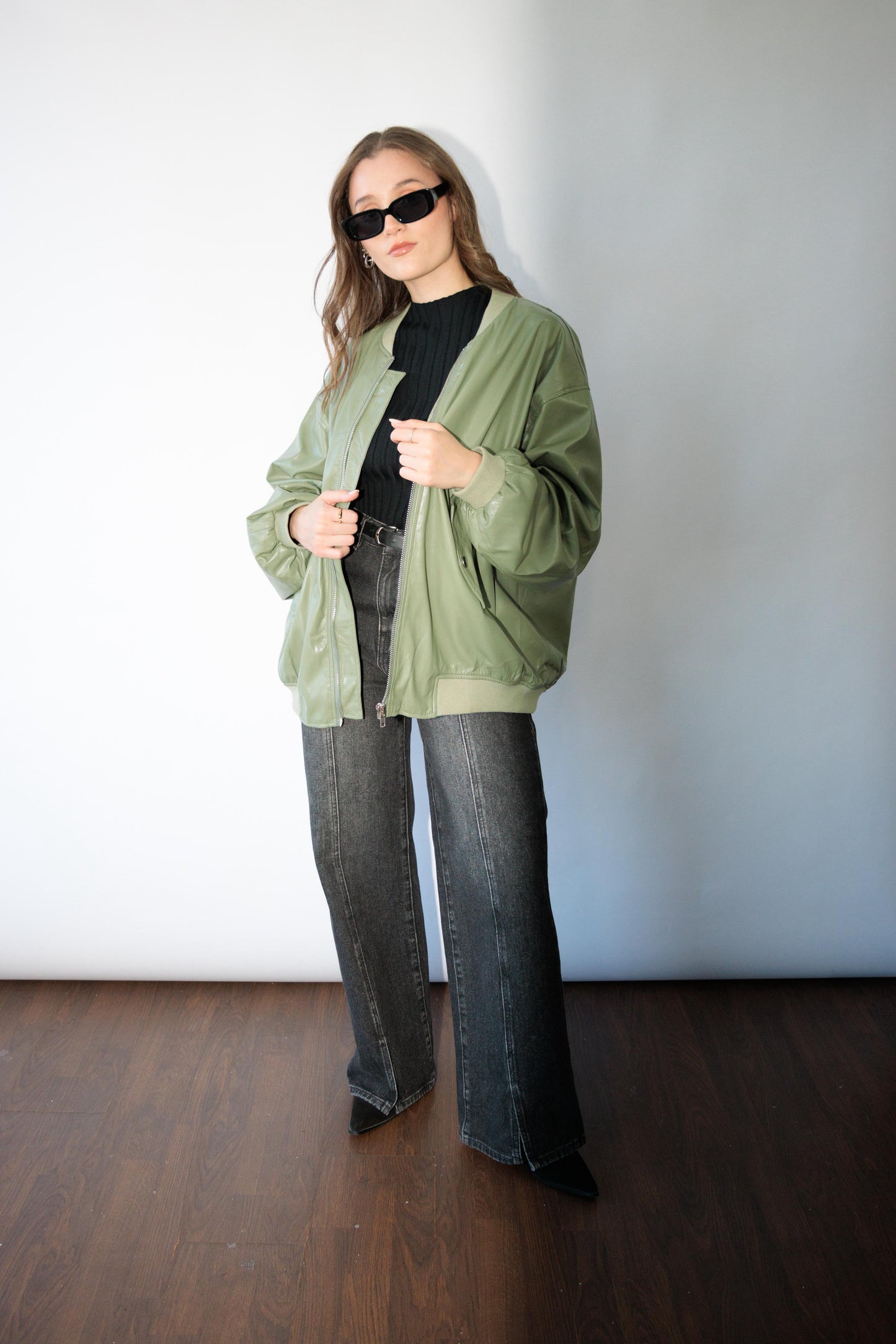 Sage Bomber Jacket
