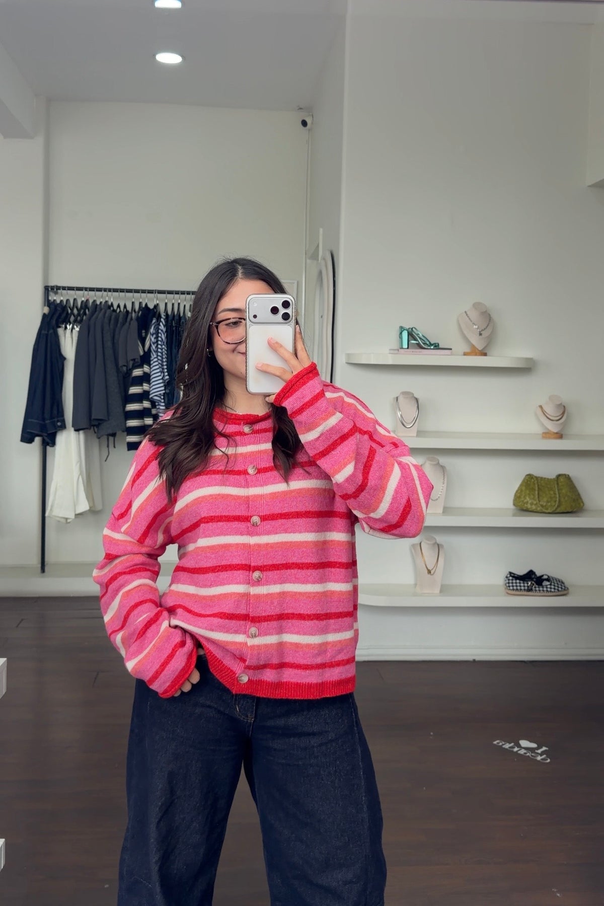 Strawberry Cardigan