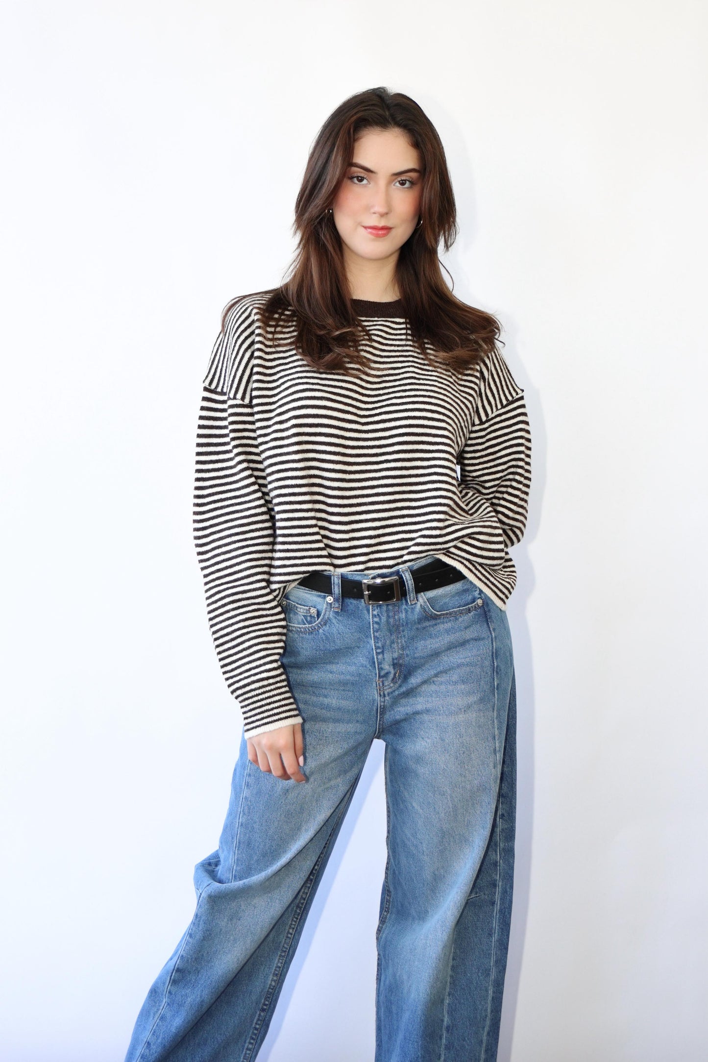 Paisley Striped Sweater