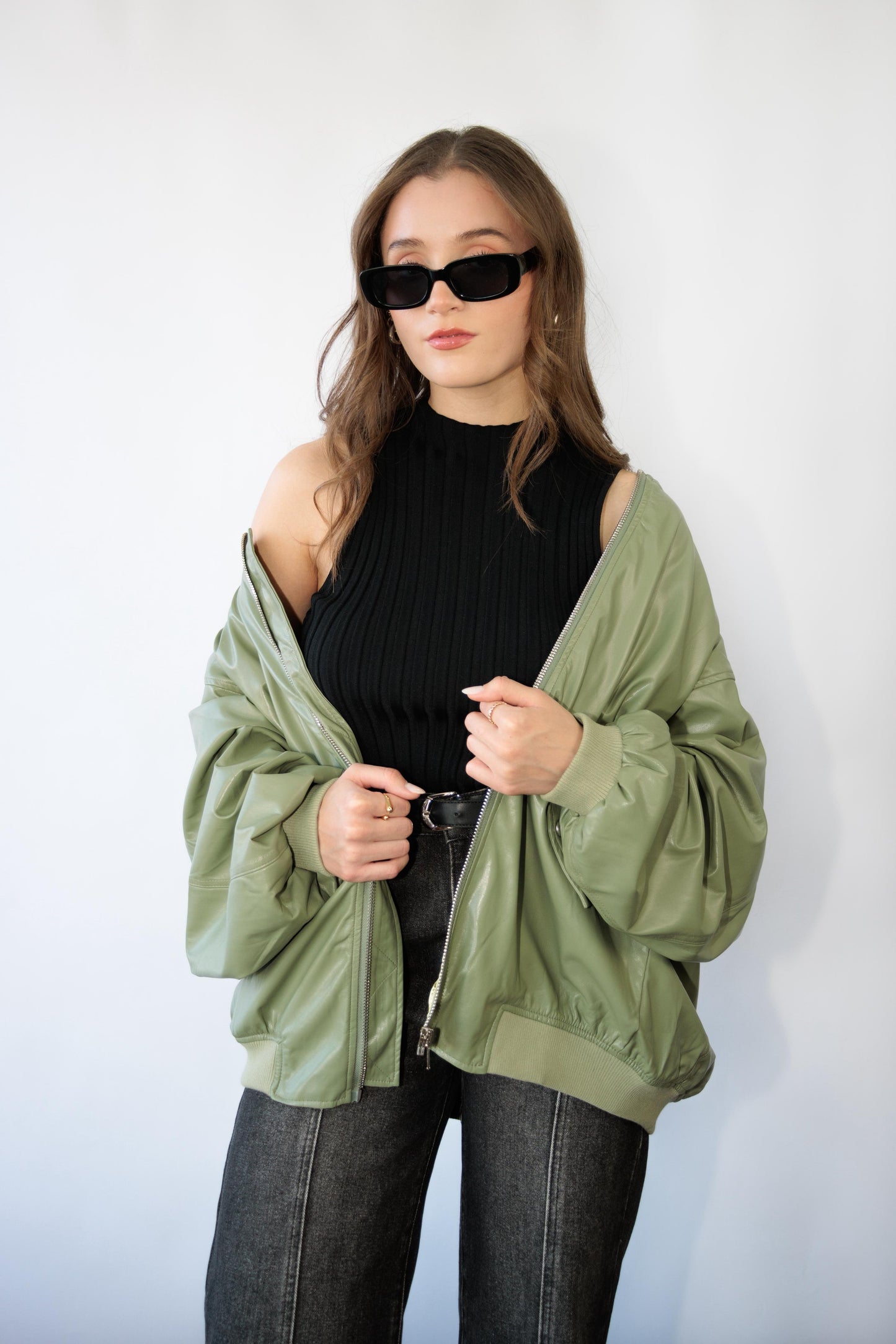 Sage Bomber Jacket