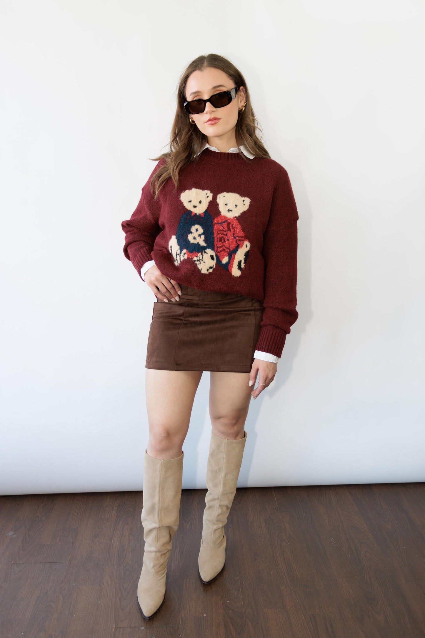 Suede Skirt
