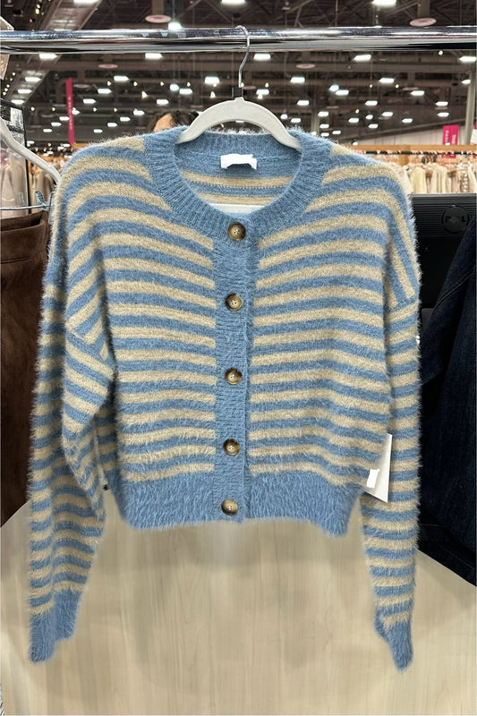 Striped Blue Cardigan