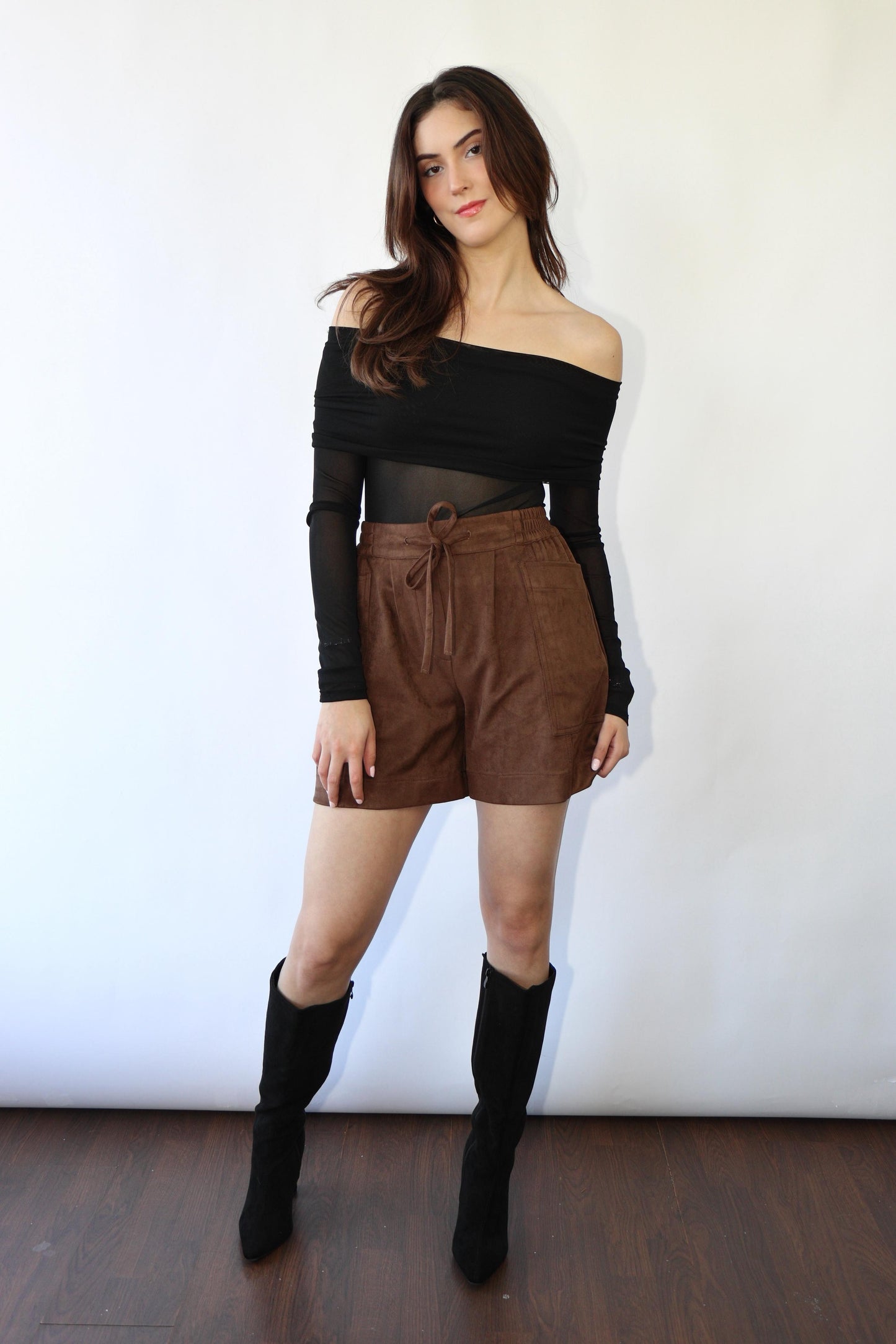 Charlize Suede Shorts