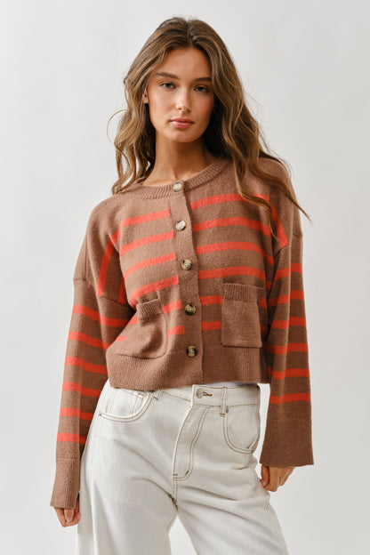 Brown/Orange Cardigan