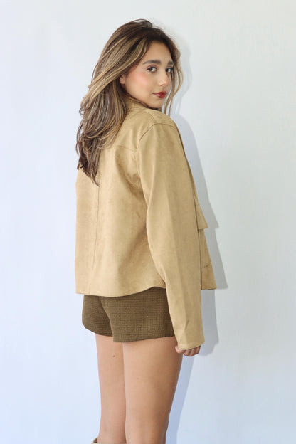 Camel Suede Jacket
