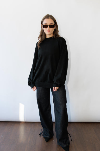 Black Oversized Sweater
